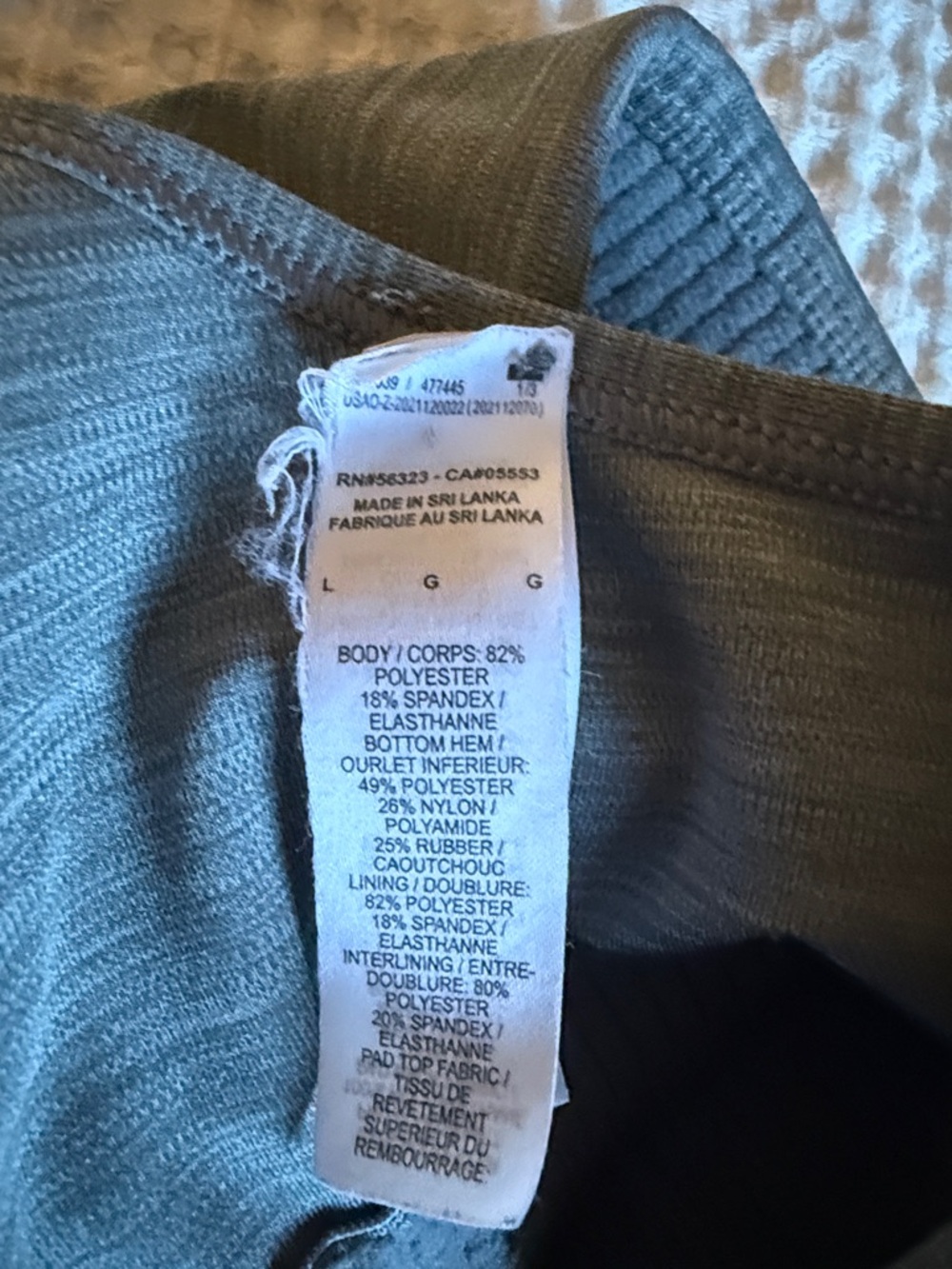 Nike Gray Racerback Medium-Support Sports Bra - Picture 4 of 4